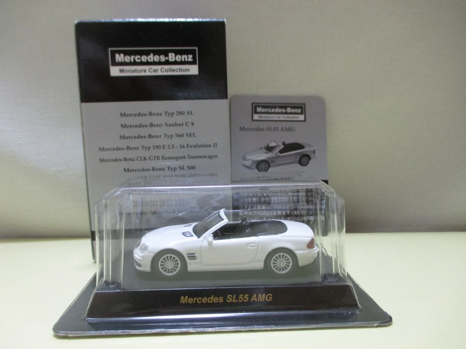 Kyosho 1/64 Mercedes-Benz Minicar Colección Mercedes SL55 AMG Blanco Foto 1 de 1
