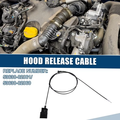 Nº5363002061 Cable de liberación de capó para Toyota Corolla Matrix 2003-2008 negro Foto 1 de 4