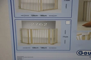 Geuther 2762 Fency Konfigurationsgitter-Set 2 Treppenschutzgitter, Natur - Bild 1 von 1