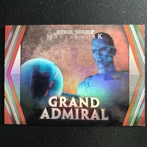 2024 Topps Star Wars Masterwork Grand Admiral #HG-10 Rainbow Foil 27/299 - Picture 1 of 3