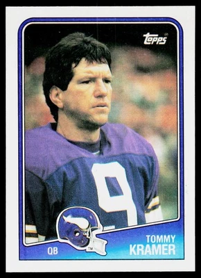 Tommy Kramer, 1988 Topps, #148, Minnesota Vikings, - Image 1 of 2