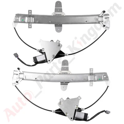 Rear Left Right Window Regulator W/ Motor For 1998-2011 Lincoln Town Car 4.6L V8 - Image 1 of 4
