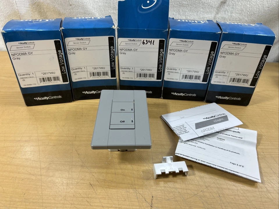 14 Pack Acuity Controls Sensor Switch NPODMA GY (2617WU)