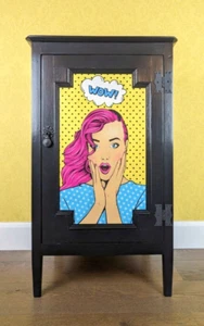 Quirky colourful pop art cupboard - Picture 1 of 10