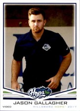 2017 Hillsboro Hops Grandstand #12 Jason Gallagher Video Coordinator Card