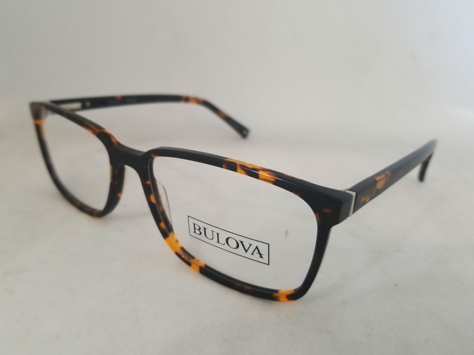 Bulova Provincetown Eyeglasses Frame – Black, 62mm Extra Large For Men
