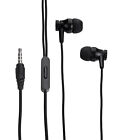 InEar Stereo Headset f Oppo Find X5 Lite Kopfhörer Ohrhörer schwarz 3,5mm