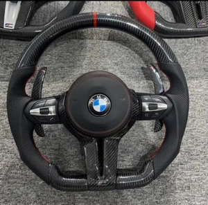 BMW CUSTOM CARBON STEERING WHEEL SERIES F30 F10 F32 M2 M3 M4 M5 - Picture 1 of 1