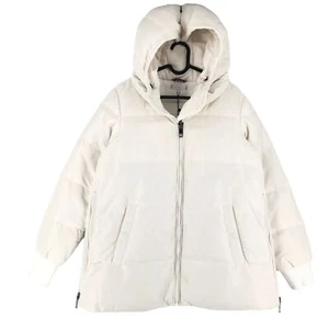 Tommy Hilfiger Women's Hooded White Amber Sleeping Bag Down Coat Size S - Picture 1 of 6