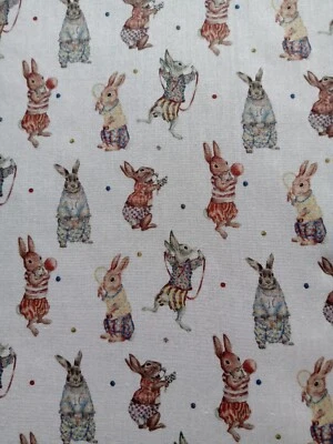 TimWUnderland - bunnies -   Liberty Tana Lawn cotton approx 33 x 30 cm - Image 1 of 3