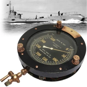 Submarine Depth Gauge Indicator, believed ex T-Class, 1930s/40s - Picture 1 of 11