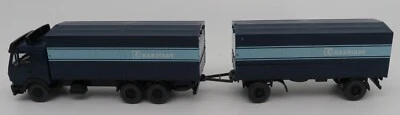 Wiking Ho 1/87 MB MERCEDES 2235 Basi Della Plancia Fernlastzug + Telone Karstadt - Immagine 1 di 4