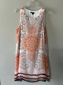 Max Edition Shift Swing Tank Dress Sz M Women’s Butterfly Sleeveless - Picture 1 of 11