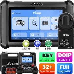 XTOOL X100PADS KC100 Full Diagnostic Scanner Fault Code Reader IMMO K!ey Coding - Picture 1 of 15