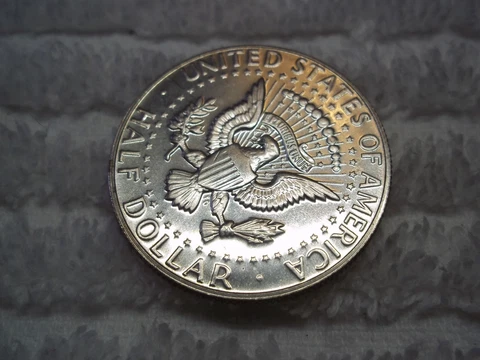 1966 Kennedy Half Dollar ERROR ROTATED DIE error 22deg.  RARE BEAUTIFUL COIN Cover