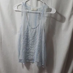 Abercrombie & Fitch. Transparentes, perlenbesetztes, Racerback-Top. Größe S. - Bild 1 von 8