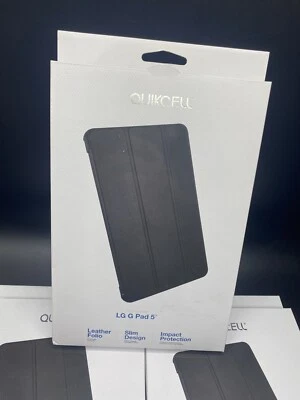 Nuevo Protector Tablet Quikcell LG G Pad 5 Impacto Cuero Folio Consul Foto 1 de 4