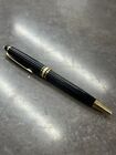 MONTBLANC MEISTERSTUCK BALLPOINT GOLD PLATED RESIN BLACK INK PEN ONLY