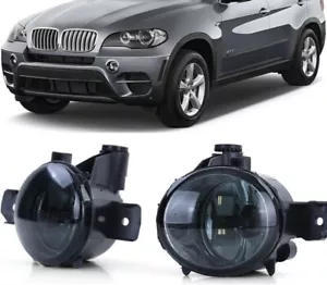 PAIR FOGLIGHTS FOGLAMPS FOGS SMOKED BMW X5 E70 & LCI X1 E84, X3 E83 E87 E81 E82. - Picture 1 of 3
