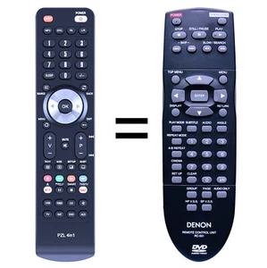 New RC-551 For Denon DVD Player Replacement Remote Control DVD-1600 DVD-1600P - Picture 1 of 9