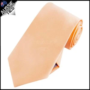 Apricot Peach 8.5cm Tie - Picture 1 of 1