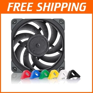 High-Performance NF-A12x25 PWM Black Fan - 2000 RPM, 22.6 dB Noise Level - Photo 1/11