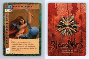 The Gray Waste - Blood Wars 1995 TSR Common CCG Card - Picture 1 of 1