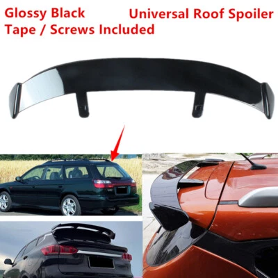 Fit For Subaru Legacy 00-04 Rear Roof Spoiler Modified Wing ABS Gloss Black Foto 1 de 4
