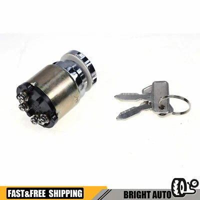 1012415 For Club Car DS Gas Golf Cart 1983-1995 Ignition Key Switch with 2 Keys - Image 1 of 4