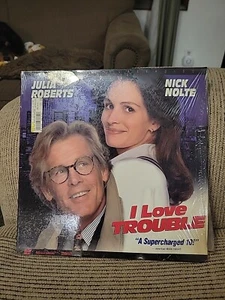 I Love Trouble on 2 Letterbox LaserDisc with Extended Play Julia Roberts Nolte - Picture 1 of 1