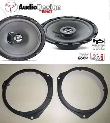 OPEL CORSA D dal 2006 - ALTOPARLANTI 2VIE- 80W +80W-INCLUSI SUPPORTI ANTERIORI - Immagine 1 di 4