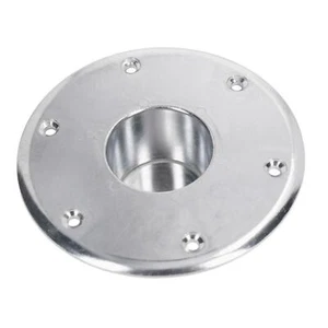 Table Leg Pedestal Flush Mount Base Socket Mount 60mm Motorhome Boat - Picture 1 of 3