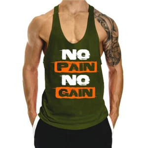 Chaleco de entrenamiento informal cómodo ropa de culturismo deportivo para gimnasio para hombre - Imagen 1 de 10