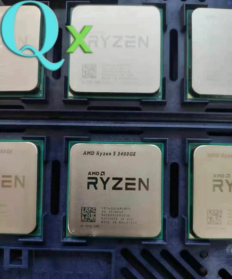 AMD Ryzen 5 3400GE AM4 CPU Processor 3.3-4.0 GHz 4 CORE 8Thr 4MB  R5 3400ge 4MB - Image 1 of 1