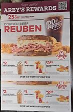 ARBY'S COUPONS 2 FULL SHEETS EXPIRE MARCH 31 2024