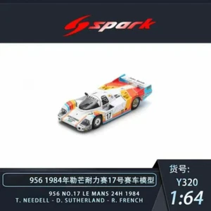 Coche modelo diecast Sparky 1:64 956 No.17 / No.21 Le Mans 24H 1984 - Imagen 1 de 4