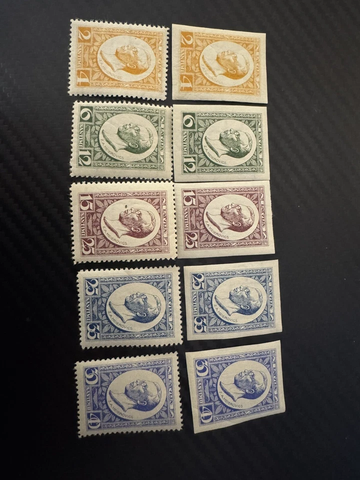 Latvia 1929 In Memorial of Meierovics - Also issued Imperforated - Image 1 of 1