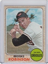 AM: 1968 Topps Baseball Card #20 Brooks Robinson Baltimore Orioles - VG+