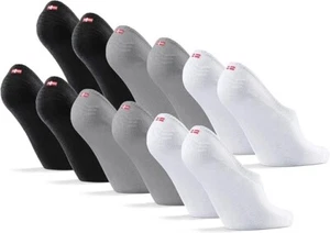 DANISH ENDURANCE 6 Pack bamboo no show trainer socks invisible size 3-5 (1425) - Picture 1 of 4