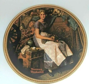 Norman Rockwell Dreaming In The Attic Sammlerteller - Bild 1 von 4