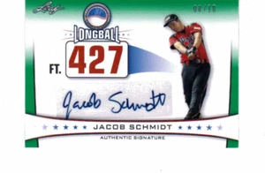 Jacob Schmidt 2013 Leaf Power Showcase Longball Autographs Green #JS2 auto 8/10 - Picture 1 of 2