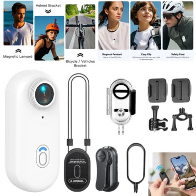 4K MINI WIFI Action Camera Thumb Sport POV Portable Pocket Recorder Waterproof - Image 1 of 4