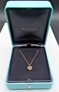 Return to Tiffany Mini Herzanhänger Rosegold 750 mit Lederbox - Bild 1 von 8