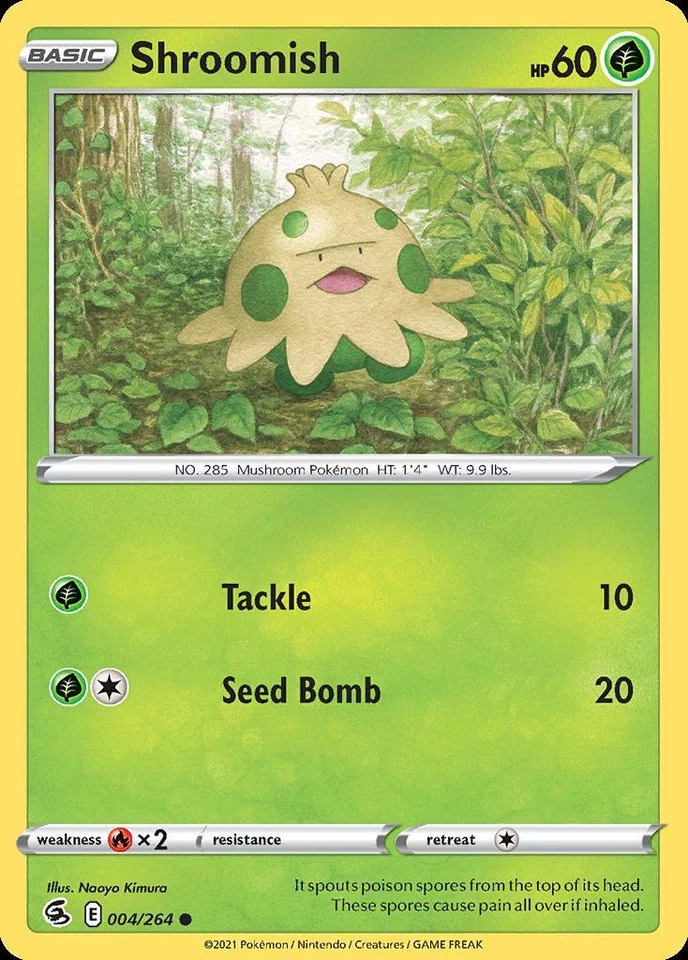 Pokemon Shroomish (4/295) Fusion Strike LP - Image 1 of 1
