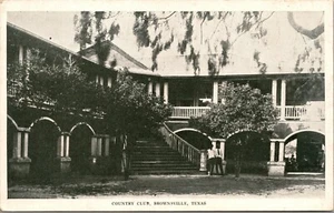 Vtg Brownsville Texas TX Country Club Club House 1920s Unused Postcard - Picture 1 of 2