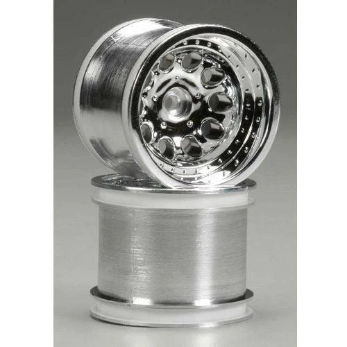 NEW RPM Traxxas F/R Revolver 2.2" Chrome Wheel Set (2) RPM82063 - Image 1 of 1