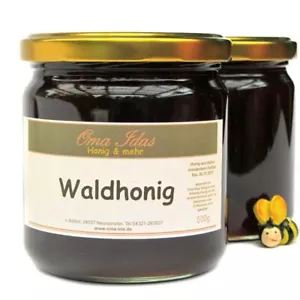 Waldhonig 500g Honig aus Italien Wald Imkerhonig Bienenhonig Glas Geschenk - Bild 1 von 3