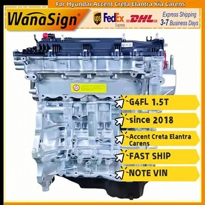 G4FL 1.5T Long Block Engine Assembly For Hyundai Accent Creta Elantra Kia Carens - Picture 1 of 4