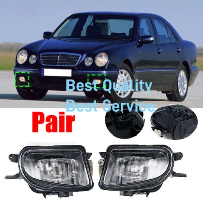 2X Faro antiniebla delantero derecho y derecho nuevo para Mercedes-Benz W210 E200 E220 E240 E280 E300 Foto 1 de 4
