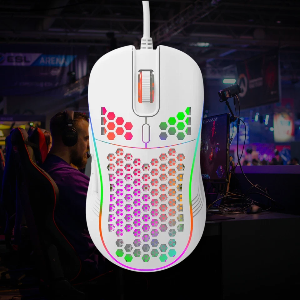 Gaming Mouse High-Precision 7200DPI Optical Sensor, 6 multi-functional Buttons - Image 1 of 4